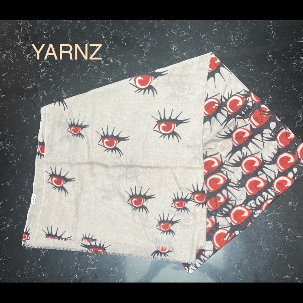 YARNZ  Eye Print Scarf/Wrap